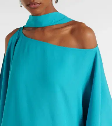 Taller Marmo Barths one-shoulder kaftan | Thumbnail 5