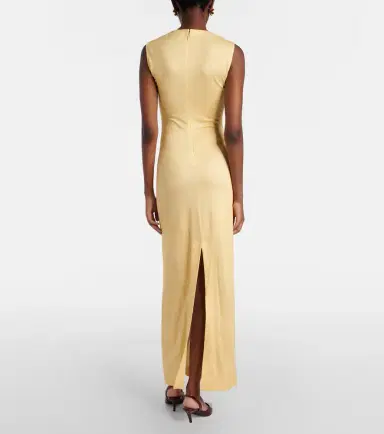 Oscar de la Renta Porcelain Flower jersey maxi dress | Thumbnail 3