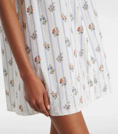 Doen Dôen Nessie floral striped cotton shirt dress | Thumbnail 3