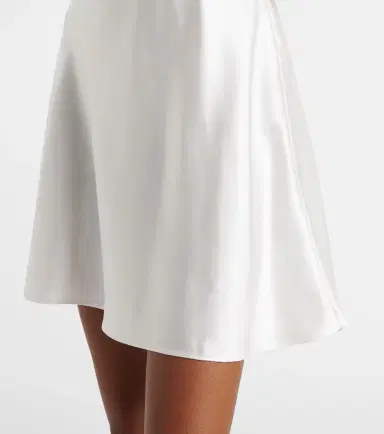 DÔEN Dôen Junia lace-trimmed silk satin minidress | Thumbnail 3 DÔEN Dôen Junia lace-trimmed silk satin minidress | Thumbnail 3