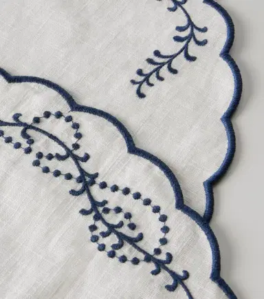 Cabana Set of 2 embroidered linen placemats | Thumbnail 3 Cabana Set of 2 embroidered linen placemats | Thumbnail 3