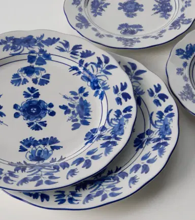 Cabana Gloria set of 2 porcelain dinner plates | Thumbnail 3