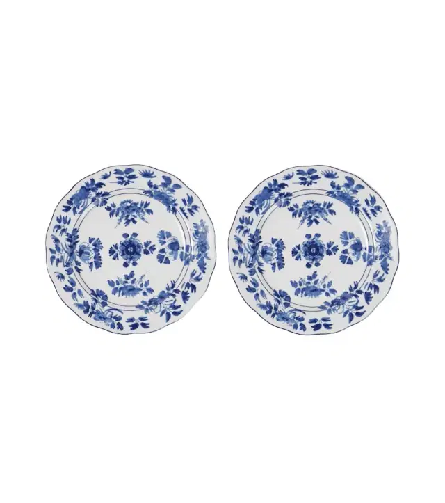 Cabana Gloria set of 2 porcelain dinner plates