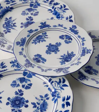 Cabana Gloria set of 2 porcelain dessert plates | Thumbnail 3