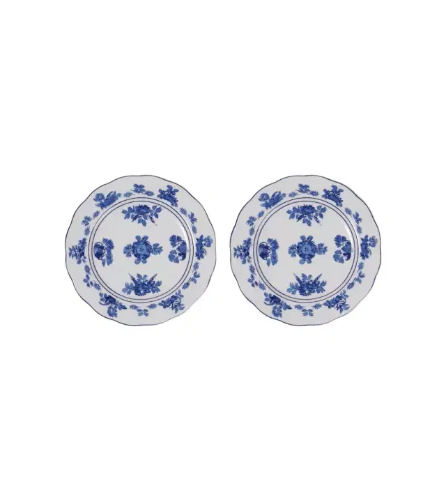 Cabana Gloria set of 2 porcelain dessert plates