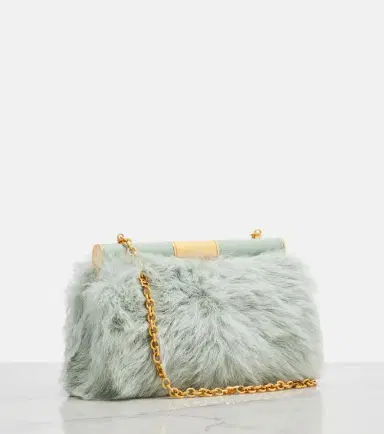 Dolce & Gabbana Marlene Small shearling shoulder bag | Thumbnail 4