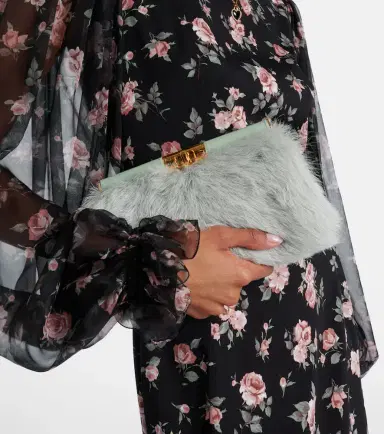 Dolce & Gabbana Marlene Small shearling shoulder bag | Thumbnail 7