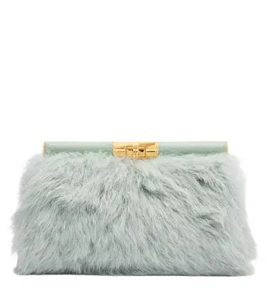 Dolce & Gabbana Marlene Small shearling shoulder bag | Thumbnail 1