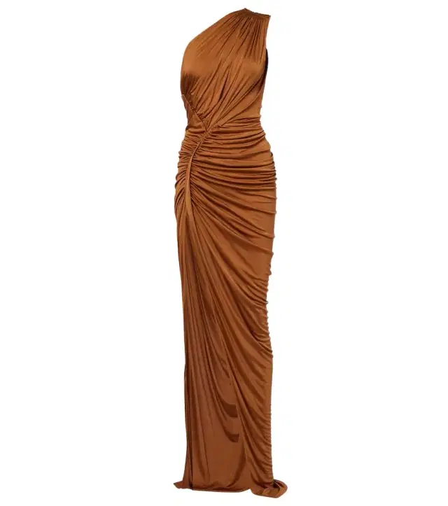 Lilies Avra ruched one-shoulder gown