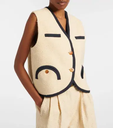 Blazé Milano Blazé Milano Gliss cotton-blend vest | Thumbnail 6