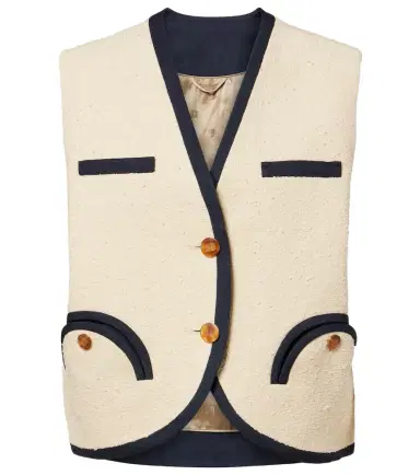 Blazé Milano Blazé Milano Gliss cotton-blend vest | Thumbnail 1