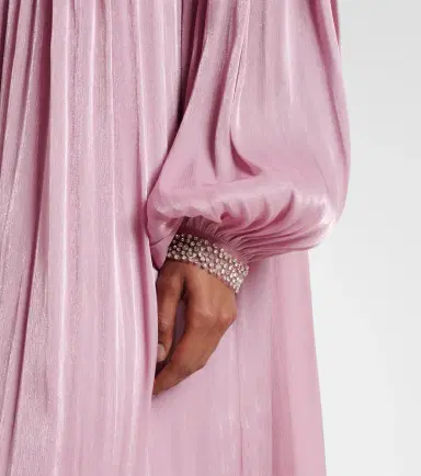 Costarellos Elline embellished pleated gown | Thumbnail 3 Costarellos Elline embellished pleated gown | Thumbnail 3