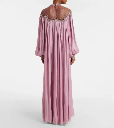Costarellos Elline embellished pleated gown | Thumbnail 5 Costarellos Elline embellished pleated gown | Thumbnail 5