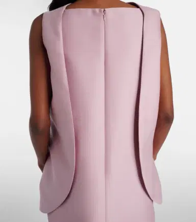 Balenciaga Silk and wool minidress | Thumbnail 2 Balenciaga Silk and wool minidress | Thumbnail 2