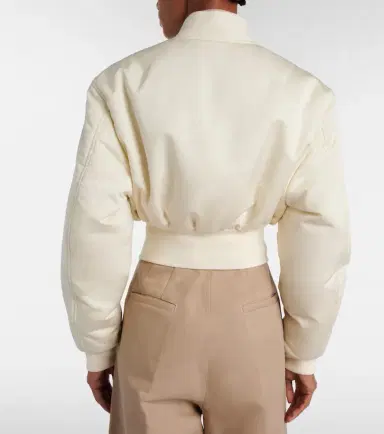 Balenciaga Cropped bomber jacket | Thumbnail 4 Balenciaga Cropped bomber jacket | Thumbnail 4