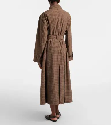 Rohe Róhe Checked belted coat | Thumbnail 2 Rohe Róhe Checked belted coat | Thumbnail 2