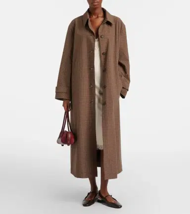 Rohe Róhe Checked belted coat | Thumbnail 4 Rohe Róhe Checked belted coat | Thumbnail 4