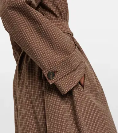 Rohe Róhe Checked belted coat | Thumbnail 7 Rohe Róhe Checked belted coat | Thumbnail 7