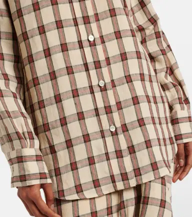 RÓHE Róhe Checked linen shirt | Thumbnail 5