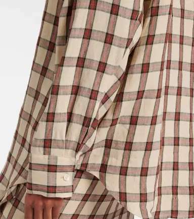 RÓHE Róhe Checked linen shirt | Thumbnail 7