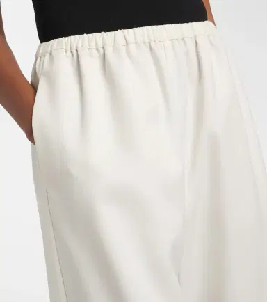 RÓHE Róhe Wool-blend cropped wide-leg pants | Thumbnail 2