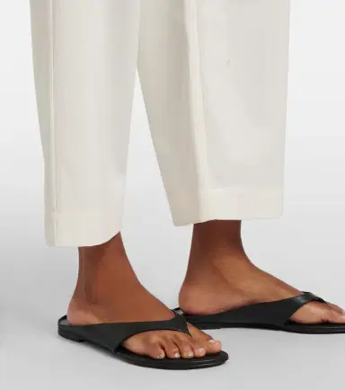 RÓHE Róhe Wool-blend cropped wide-leg pants | Thumbnail 4