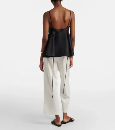 RÓHE Róhe Wool-blend cropped wide-leg pants | Thumbnail 6