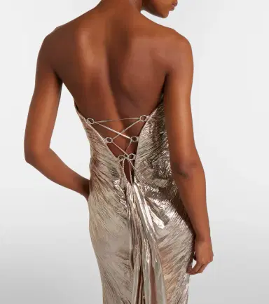 Maria Lucia Hohan Mirren silk-blend chiffon bustier gown | Thumbnail 6 Maria Lucia Hohan Mirren silk-blend chiffon bustier gown | Thumbnail 6