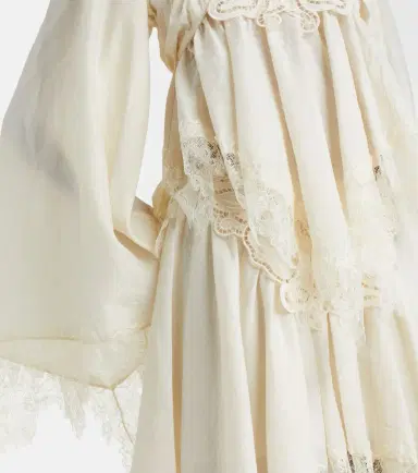 BLUMARINE Embroidered lace-trimmed blouse | Thumbnail 3 BLUMARINE Embroidered lace-trimmed blouse | Thumbnail 3
