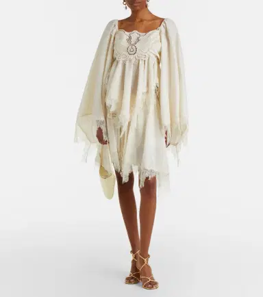 BLUMARINE Embroidered lace-trimmed blouse | Thumbnail 5 BLUMARINE Embroidered lace-trimmed blouse | Thumbnail 5