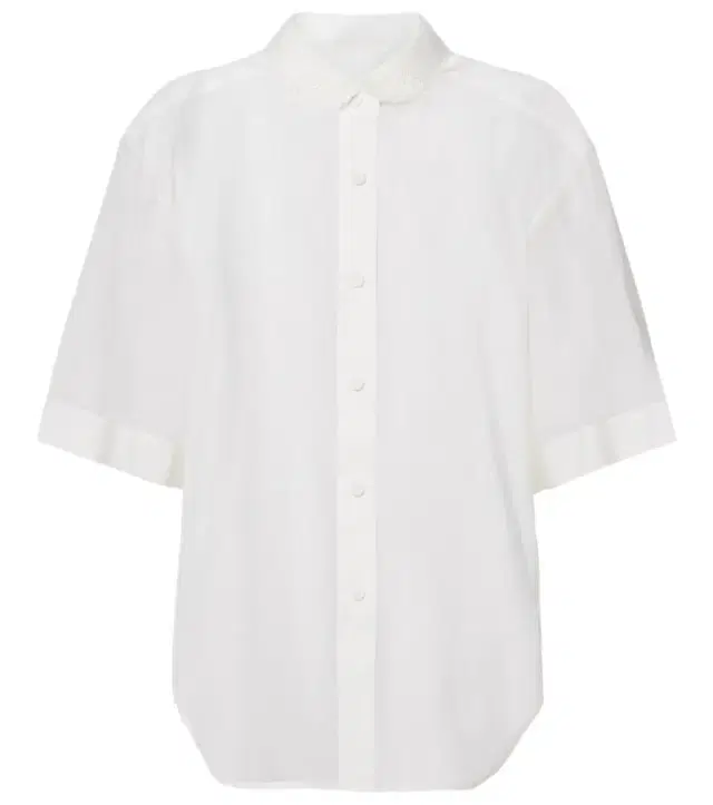 Róhe Embroidered cotton muslin top
