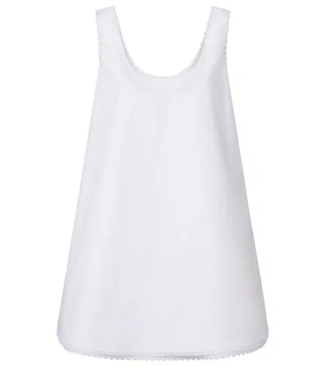 Rohe Róhe Lace-trimmed cotton poplin minidress