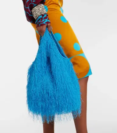 Dries Van Noten Marche Medium fringed top-handle bag | Thumbnail 5