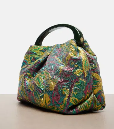 Dries Van Noten Crisp Small jacquard top-handle bag | Thumbnail 2