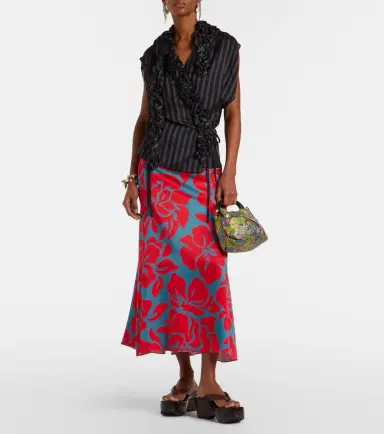 Dries Van Noten Crisp Small jacquard top-handle bag | Thumbnail 7