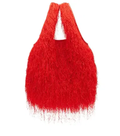 Dries Van Noten Marche Medium fringed top-handle bag | Thumbnail 1 Dries Van Noten Marche Medium fringed top-handle bag | Thumbnail 1