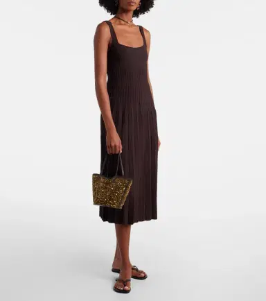 Staud Caro embellished canvas tote bag | Thumbnail 6 Staud Caro embellished canvas tote bag | Thumbnail 6