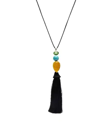 Jennifer Behr Izzie Tassel embellished necklace | Thumbnail 1