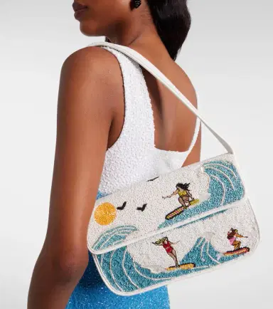 Staud Tommy beaded sequined shoulder bag | Thumbnail 6 Staud Tommy beaded sequined shoulder bag | Thumbnail 6