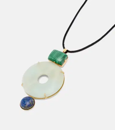 Jennifer Behr Devon embellished necklace | Thumbnail 3
