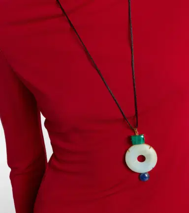 Jennifer Behr Devon embellished necklace | Thumbnail 4