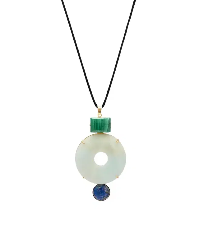 Jennifer Behr Devon embellished necklace