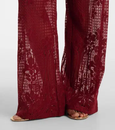 Melissa Odabash Viv cotton-blend lace jumpsuit | Thumbnail 4