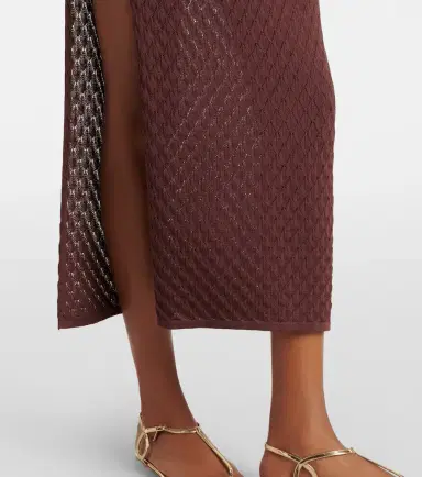 Melissa Odabash Dawn knitted wrap skirt | Thumbnail 4