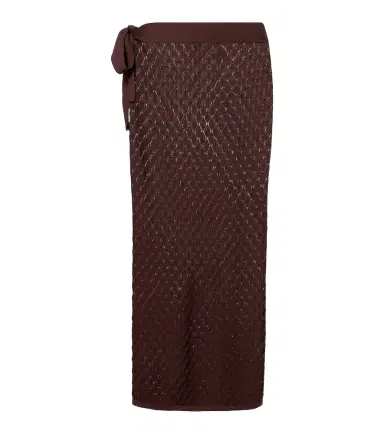 Melissa Odabash Dawn knitted wrap skirt | Thumbnail 1