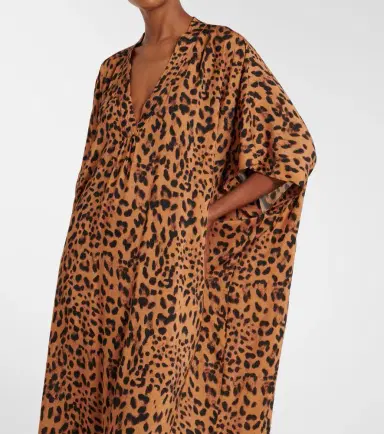 Melissa Odabash Vanessa leopard-print kaftan | Thumbnail 6