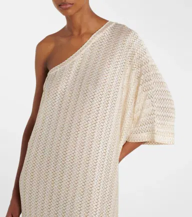 Melissa Odabash Savannah lamé beach cover-up | Thumbnail 3