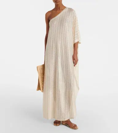 Melissa Odabash Savannah lamé beach cover-up | Thumbnail 5