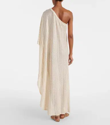 Melissa Odabash Savannah lamé beach cover-up | Thumbnail 6