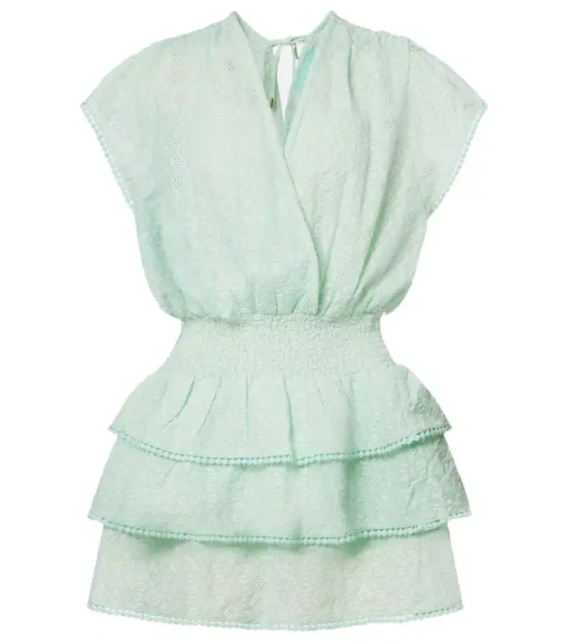 Melissa Odabash Jess embroidered cotton minidress
